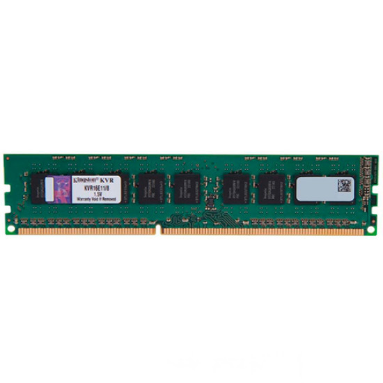 Оперативная память Kingston 8Gb DDR3 1600MHz (PC3-12800) 1600MHz ECC DIMM, KVR16E11/8