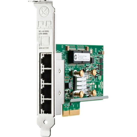 Сетевая карта HPE Base-T I350-T4 1Gbps 4 порта