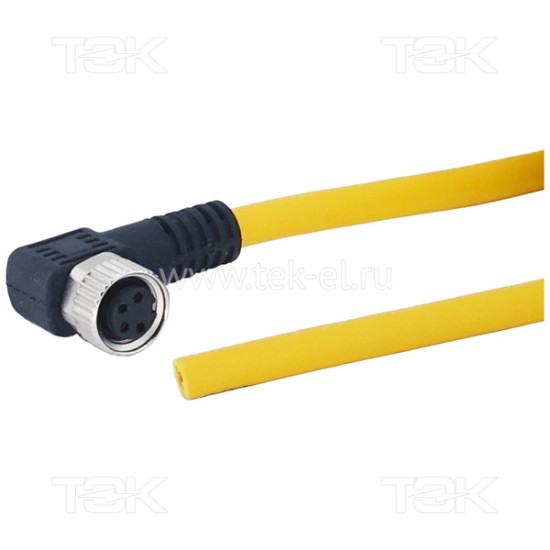 PSEN Kabel Winkel 5m<span> Кабель, L=5м, с 1-м разъёмом: 4-pin гнездо (угловое) M8, 4-х проводной</span>