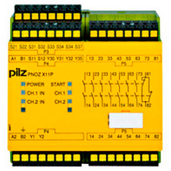 PNOZ X11P C 24VAC 24VDC 7n/o 1n/c 2so