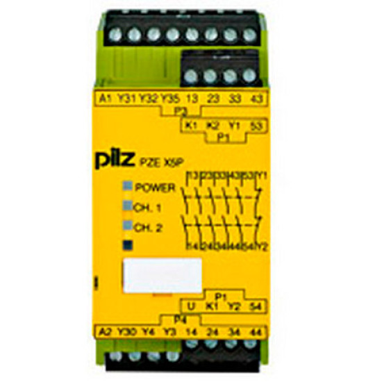 PZE X5P 24VDC 5n/o 2so