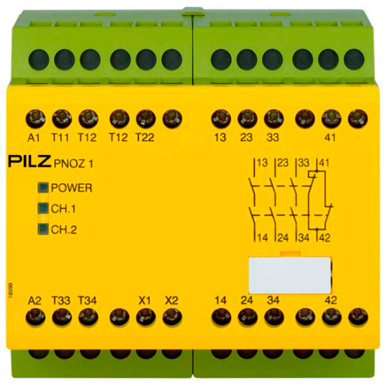 PNOZ 1 24VDC  3n/o 1n/c