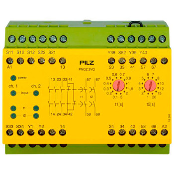 PNOZ 2VQ 24VDC 3n/o 1n/c 2n/o t PNOZ 2VQ 24VDC 3n/o 1n/c 2n/o t
