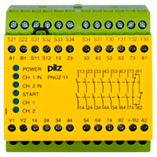 PNOZ 11 110-120VAC 24VDC 7n/o 1n/c