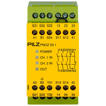 PNOZ X3.1 230VAC 24VDC 3n/o 1n/c 1so PNOZ X3.1 230VAC 24VDC 3n/o 1n/c 1so