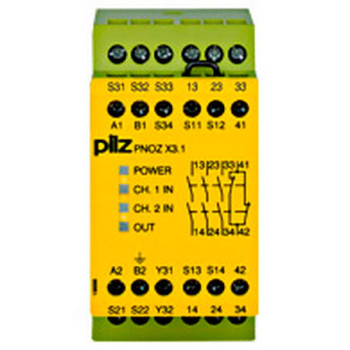 PNOZ X3.1 240VAC 24VDC 3n/o 1n/c 1so PNOZ X3.1 240VAC 24VDC 3n/o 1n/c 1so