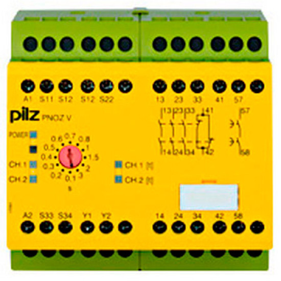 PNOZ V  3s 24VDC  3n/o 1n/c 1n/o t