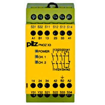 PNOZ X3 120VAC 24VDC 3n/o 1n/c 1so PNOZ X3 120VAC 24VDC 3n/o 1n/c 1so