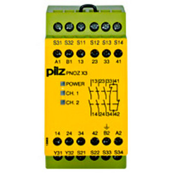 PNOZ X3 42VAC 24VDC 3n/o 1n/c 1so PNOZ X3 42VAC 24VDC 3n/o 1n/c 1so