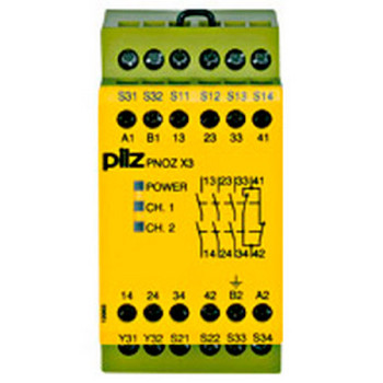 PNOZ X3 48VAC 24VDC 3n/o 1n/c 1so PNOZ X3 48VAC 24VDC 3n/o 1n/c 1so