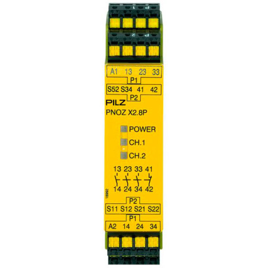 PNOZ X2.8P C 24-240VAC/DC 3n/o 1n/c