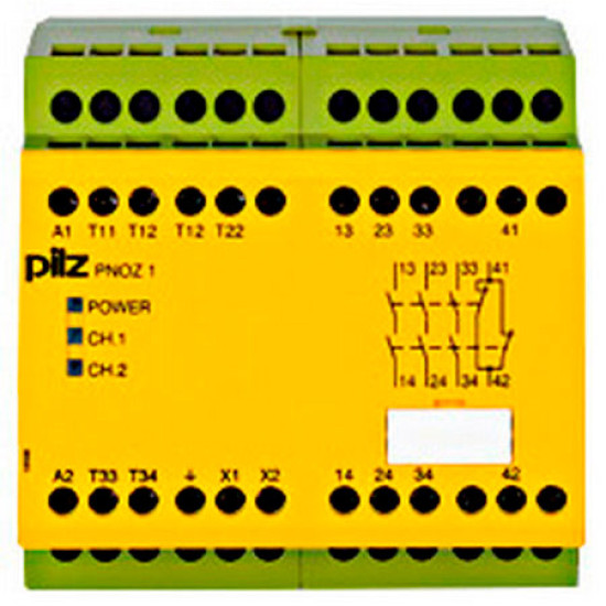 PNOZ 1 230-240VAC  3n/o 1n/c