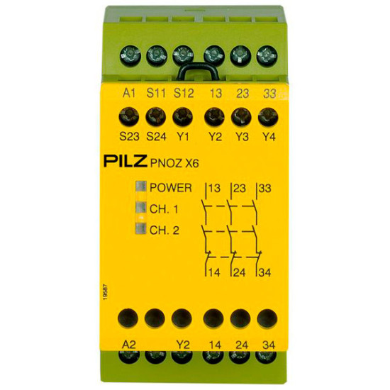 PNOZ X6 24VAC 24VDC 3n/o