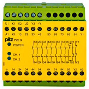 PZE 9 110-120VAC 8n/o 1n/c