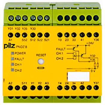 PNOZ 8 24VDC 3n/o 1n/c 2so PNOZ 8 24VDC 3n/o 1n/c 2so