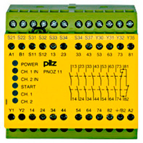 PNOZ 11 42VAC 24VDC 7n/o 1n/c