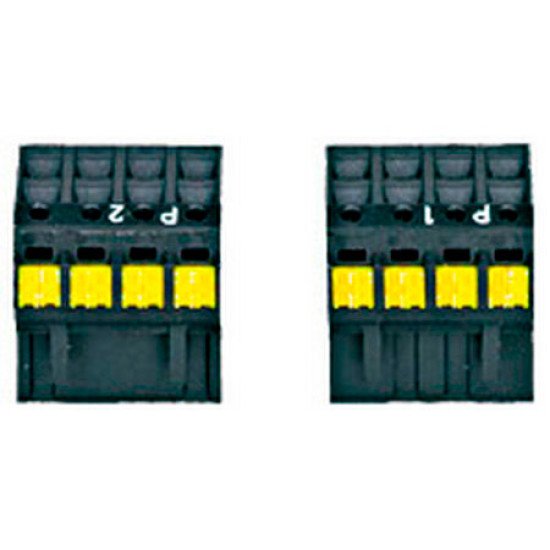 PNOZ X Set spring loaded terminals P1+P2