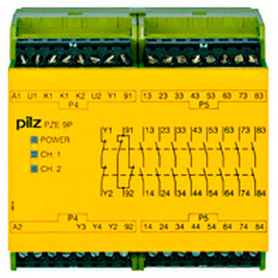 PZE 9 24VAC 8n/o 1n/c