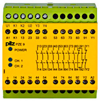 PZE 9 230-240VAC 8n/o 1n/c