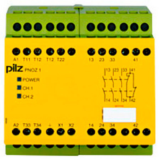 PNOZ 1 24VAC  3n/o 1n/c