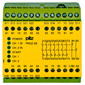 PNOZ X9 100-120VAC 24VDC 7n/o 2n/c 2so PNOZ X9 100-120VAC 24VDC 7n/o 2n/c 2so
