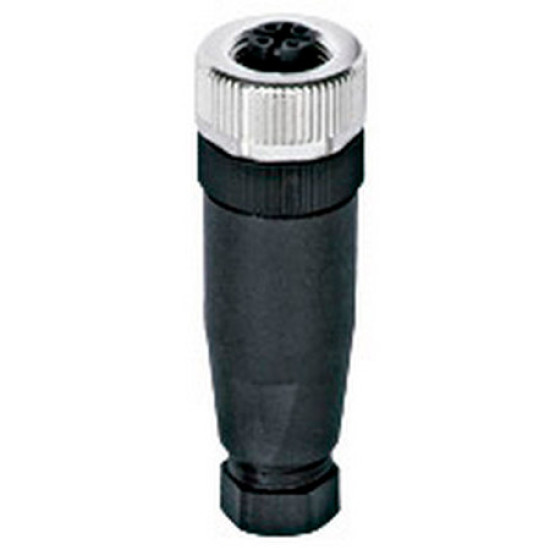 PSS67 M12 connector straight,female,5pol