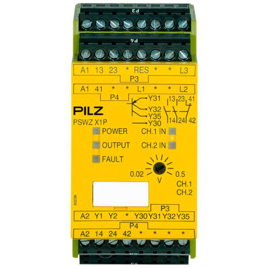 PSWZ X1P 0,5V /24-240VACDC 2n/o 1n/c 2so