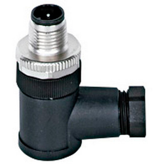 PSS67 M12 connector, angled, male, 5pole