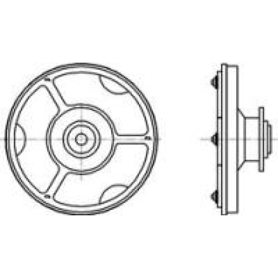 A-5555-1236 эталонная переходная пластина из алюминия M3 для систем Zeiss, Renishaw