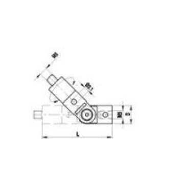 A-5555-1093 поворотный шарнир из титана, M5, диапазон угла поворота 360°, 19 г, для систем Zeiss, Renishaw