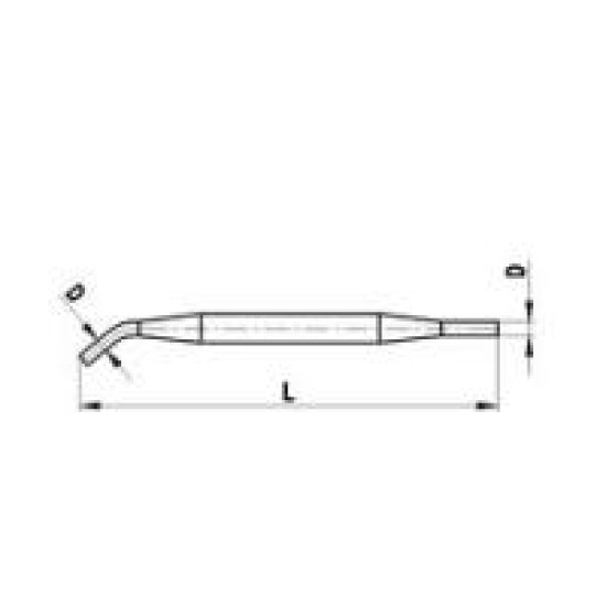 A-5555-0240 штифтовой гаечный ключ из нержавеющей стали 2,9 x1, M5, Renishaw